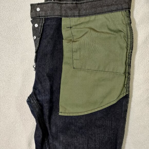 Crate "The Sally" Denim Jeans Selvedge Slim Fit Gray 32 X 32 Made in USA - Picture 7 of 12